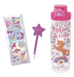 HOT FOCUS INC Toys Unicorn Pop Open Water Bottle