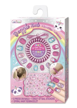 HOT FOCUS INC Caticorn Dazzle Nails & Hair Tie/Bracelet