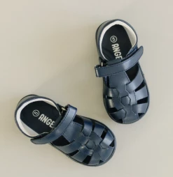 L'Amour Mack Angel Navy Fisherman Sandal