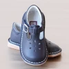 L'Amour Shoes Joy T-Strap Mary Jane Navy