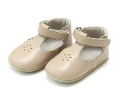 L'Amour Shoes LATTE LISETTE T-STRAP MARY JANE