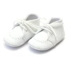 Baby Registry Benny Lace Up Baby Bootie White
