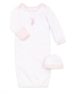 Little Me Prima Ballerina Sleeper Gown And Hat