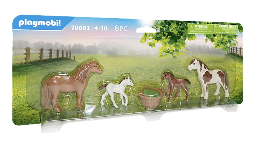 Outlet 👍 PLAYMOBIL Toys Ponies With Foals 🔔 1 PLAYMOBIL Toys Ponies With Foals