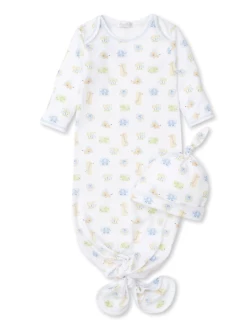 Kissy Kissy Jungle Jollies Blue Sack & Hat Set Infant Clothing