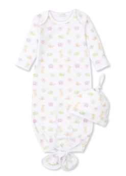 Baby Registry Jungle Jollies Pink Sack & Hat Set