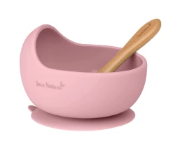 Kalencom Pink Wave Feeding Set Baby Accessories