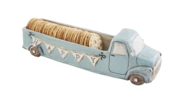 Mudpie Decor Happy Easter Cracker Dish