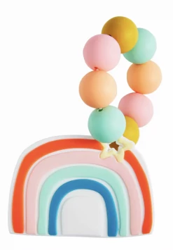 Baby Registry Red Rainbow Silicone Teether