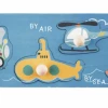 Mudpie Accessories Land Air Sea Knob Puzzle