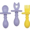 The Teething Egg Lavender Eggware Utensils Feeding Set