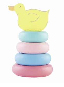 Mudpie Accessories Duck Wood Stacking Toy Baby Accessories