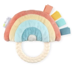 Itzy Ritzy Ritzy Plush Rattle Pal With Teether- Rainbow