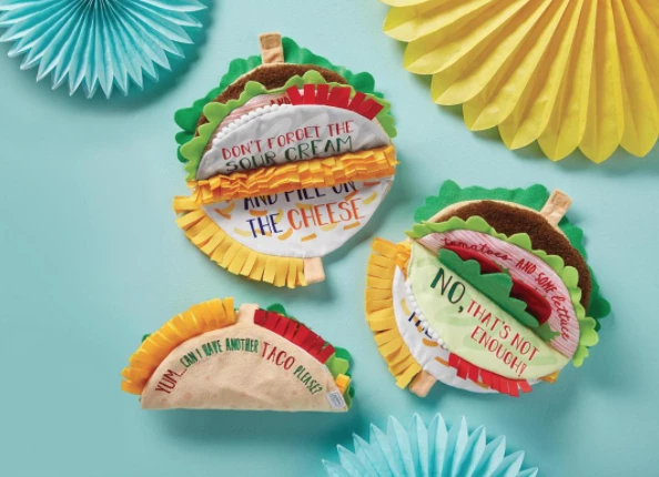 Wholesale ✔️ Mudpie Accessories Baby Accessories Taco Book ✨ 1 Mudpie Accessories Baby Accessories Taco Book