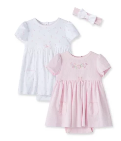 Little Me Soft Roses 2 Pc Set Infant Clothing