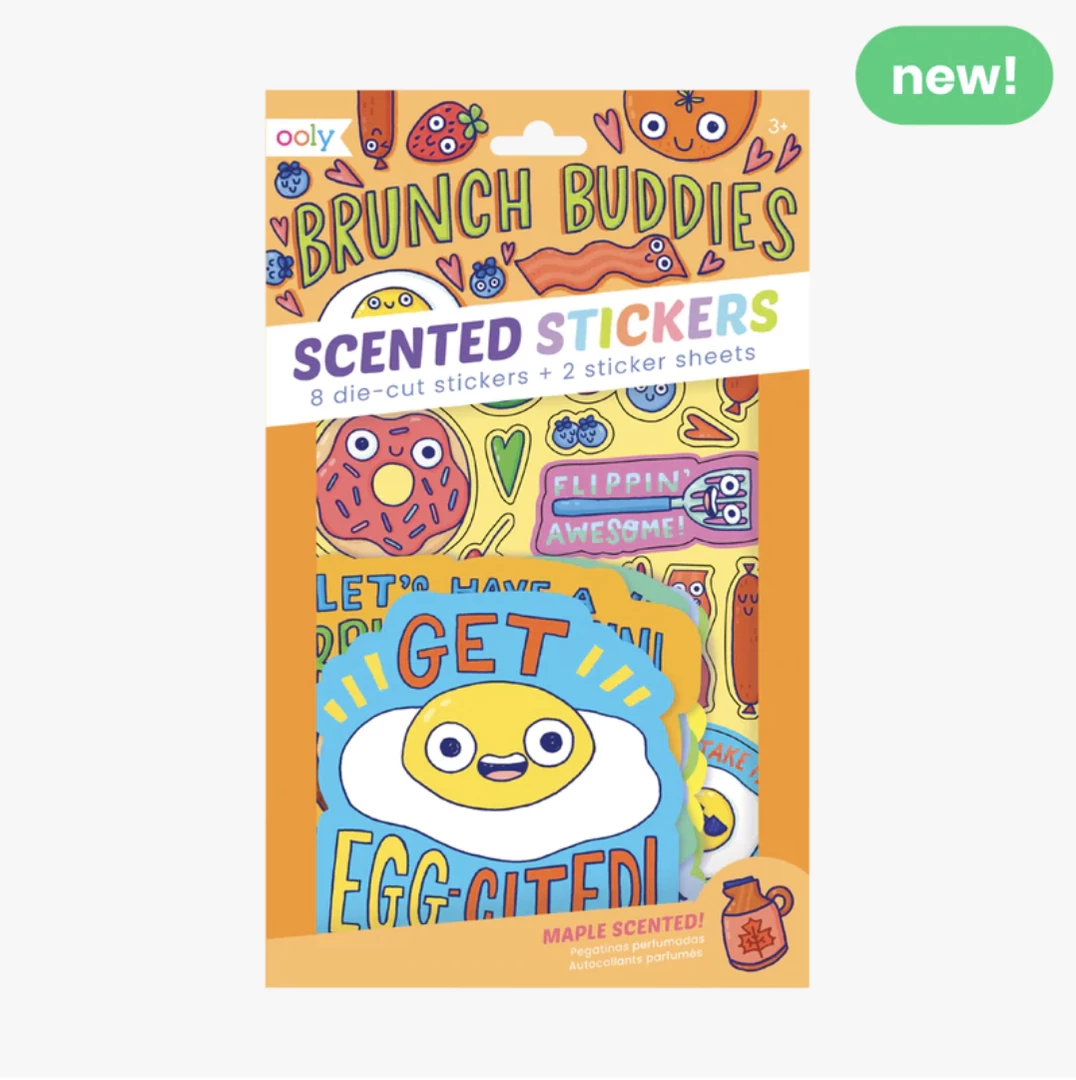 Budget 😀 OOLY Brunch Buddies Scented Stickers Toys 😀 1 OOLY Brunch Buddies Scented Stickers Toys