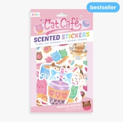 OOLY Cat Cafe Scented Stickers