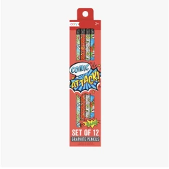 OOLY Comic Attack Graphite Pencils Toys