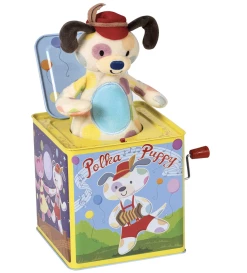SCHYLLING Polka Puppy Jack In Box Toys