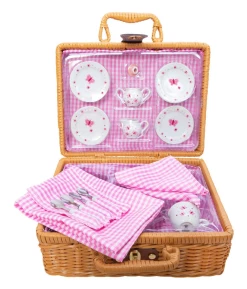 SCHYLLING Toys Butterfly Tea Set Basket