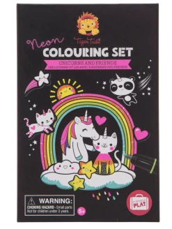 SCHYLLING Toys Unicorn & Friend- Neon Color Set