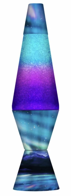SCHYLLING Toys Colormax Northern Lights Glitter 14.5" Lava Lamp