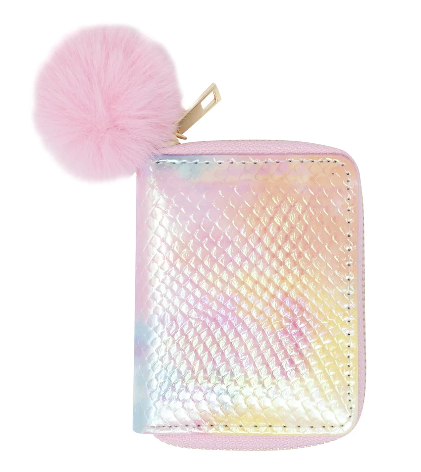 Deals 🔥 ZOMI GEMS Shiny Tie Dye Scale Wallet- Pink 🔔 1 ZOMI GEMS Shiny Tie Dye Scale Wallet- Pink