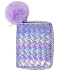 ZOMI GEMS Gifts Purple Rainbow Scale Wallet
