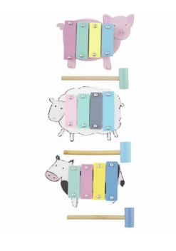 Mudpie Accessories Farm Animal Xylophone Toy