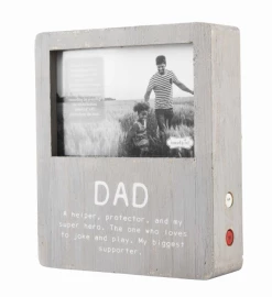 Mudpie Decor 4x6 Dad Voice Recorder Frame