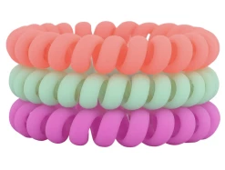 HOT FOCUS INC Tropical Matte Hair Ties- Pack Of 3 Toys