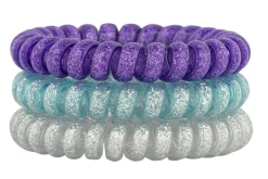 HOT FOCUS INC Unicorn Glitter Hair Ties- Pack Of 3 Toys