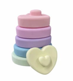 Three Hearts Heart Stacker- Bright
