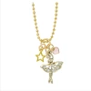 ZOMI GEMS Ballerina, Star, & Heart Necklace