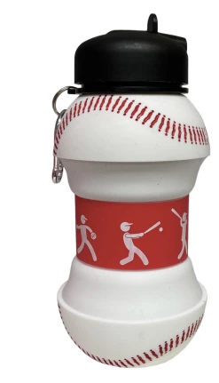 I SCREAM Baseball Collapsible Water Bottle