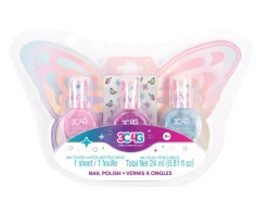 3C4G/Make It Real Toys Butterfly Nail Polish Trio