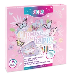 3C4G/Make It Real Toys Butterfly Sketchbook & Drawing Set