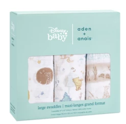Baby Registry Winnie In The Woods Cotton Muslin Swaddle 3pk