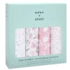 Baby Registry Mon Fleur Cotton Muslin Swaddle 4pk