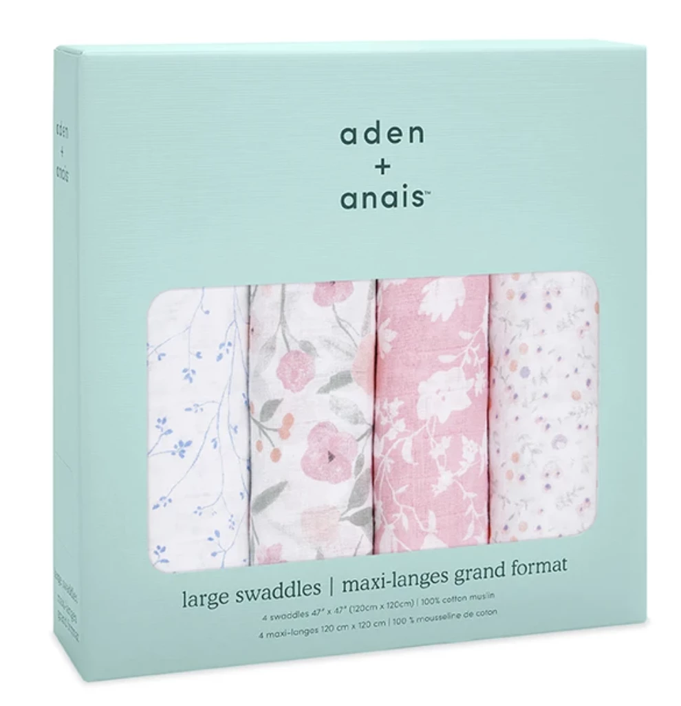 Buy ✔️ Baby Registry Mon Fleur Cotton Muslin Swaddle 4pk 🔥 1 Baby Registry Mon Fleur Cotton Muslin Swaddle 4pk