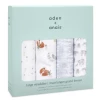 Aden + Anais Naturally Cotton Muslin Swaddle 4pk Baby Accessories