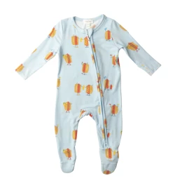 Angel Dear Hotdogs Zipper Footie Infant Clothing