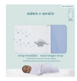 Baby Registry Dino Rama Essentials Wrap Swaddle 3pk