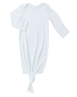 Angel Dear Bunnies Blue Knotted Gown Infant Clothing