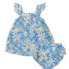 Angel Dear Infant Clothing SUNDRESS - BLUE ISLAND FLORAL