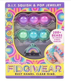 HORIZON GROUP Just My Style Fidgiwear Rainbow D.I.Y. Squish & Pop Jewelry Toys