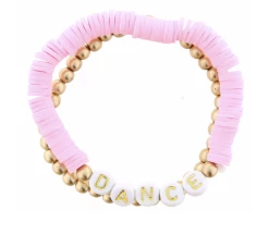 Jane Marie Set Of 2 Bracelets - Light Pink 'Dance' Gifts