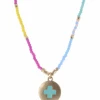Jane Marie Beaded Necklace W/ Enamel Cross Gifts