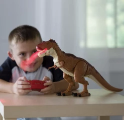 HEARTHSONG Toys Steam Breathing RC T-Rex