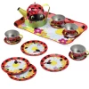 HEARTHSONG Ladybug Tin Tea Set